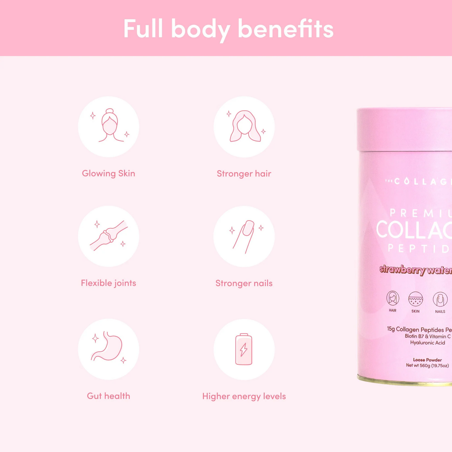 Collagen Powder - Strawberry Watermelon